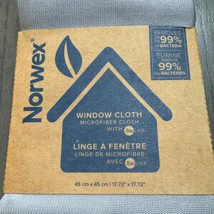 Norwex Window Cloth Microfiber 17.72" | NWT | BacLock Technology
